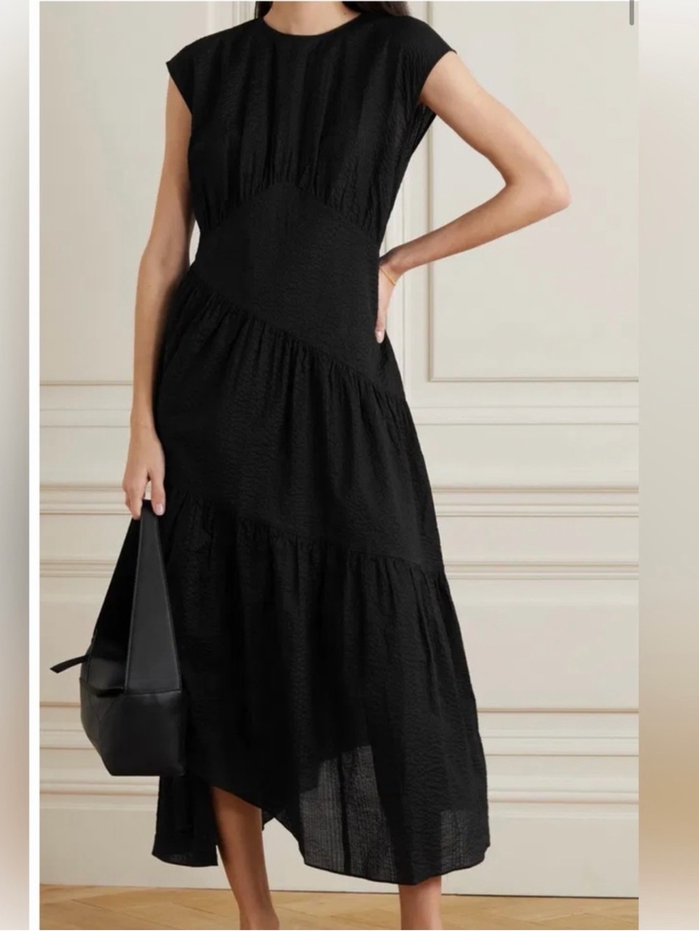 Frame asymmetrical Tiered Sleeveless Dress size S